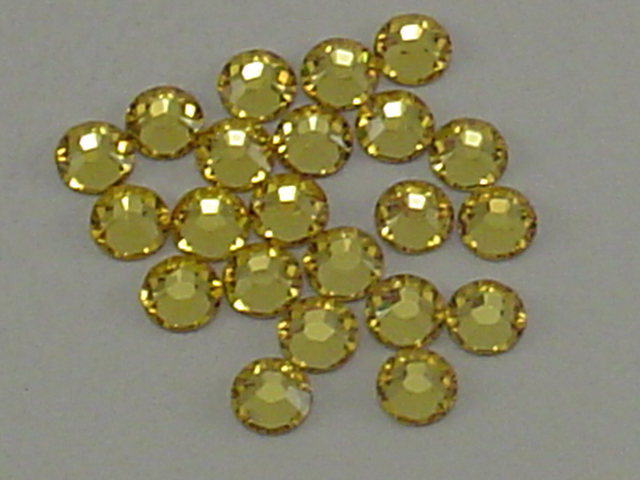 72 pcs. 20ss LIGHT TOPAZ HOTFIX European Rhinestones